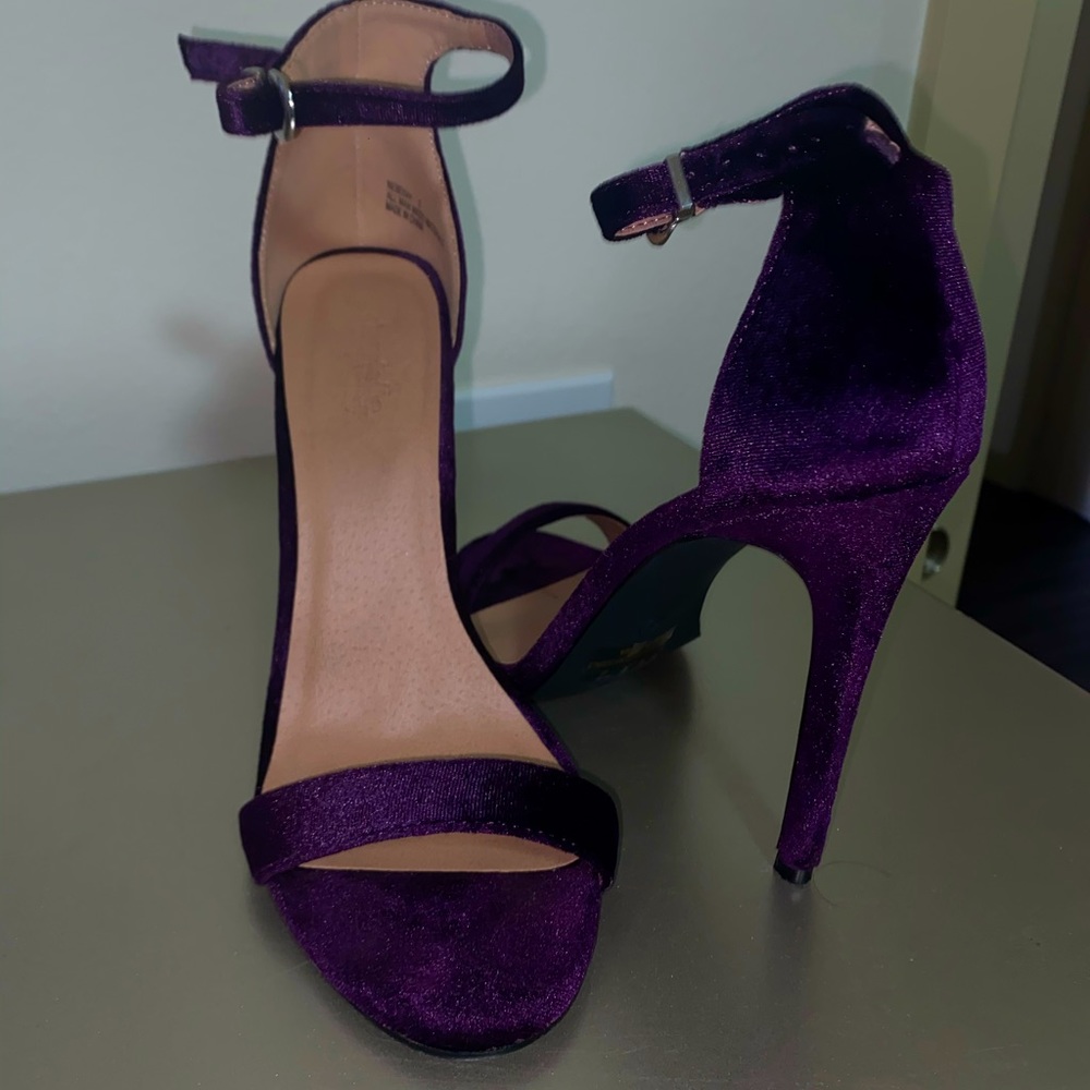 Deep purple heels